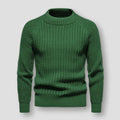 Textured Mock Neck Sweater for Men - Raglan Sleeve - Image 4