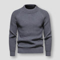 Textured Mock Neck Sweater for Men - Raglan Sleeve - Image 5