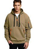 Pullover Hoodie for Men - Cargo Pockets - Image 2