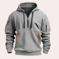 Pullover Hoodie for Men - Cargo Pockets - Image 11