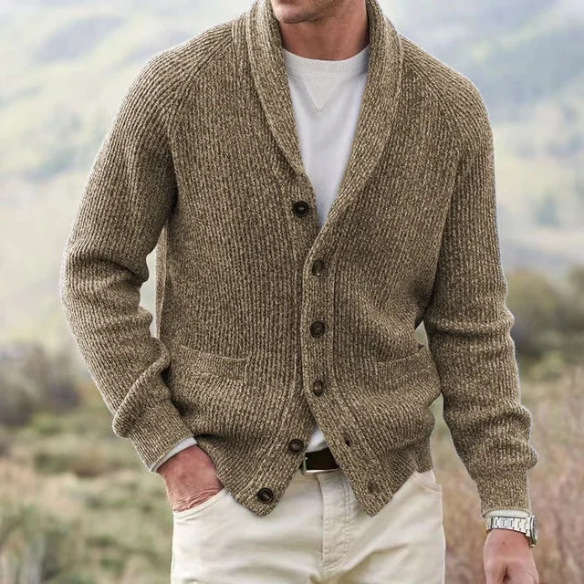 Cardigan Sweater for Men - Button Front - Image 3