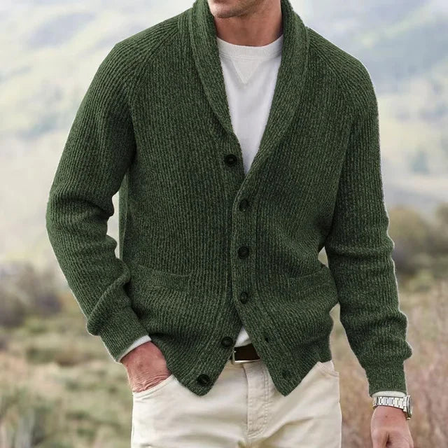 Cardigan Sweater for Men - Button Front - Image 5