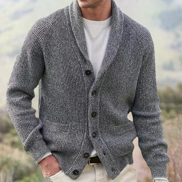 Cardigan Sweater for Men - Button Front - Image 2