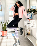 Bomber Jacket for Women - Long Sleeve - Image 3