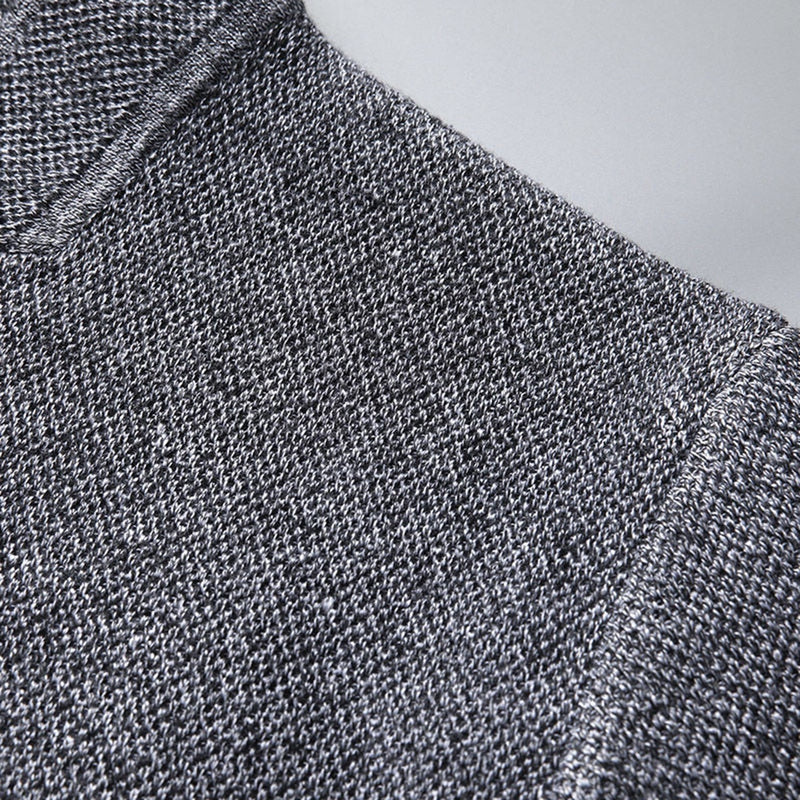 Casual Button-Down Jacket for Men - Mandarin Collar - Image 3