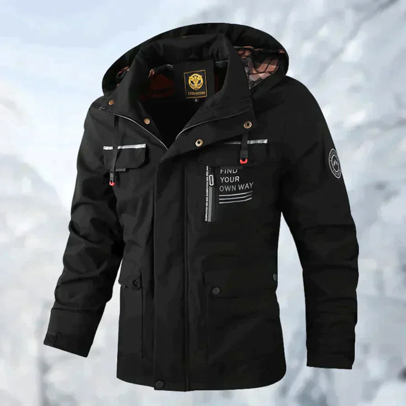 Hooded Casual Jacket for Men - Multi-Pocket - Image 9