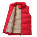 Puffer Vest for Men - Stand Collar - Image 3