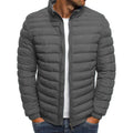 Puffer Lightweight Jacket for Men - Stand Collar - Image 4