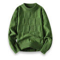 Crew Neck Sweater for Men - Textured - Image 2
