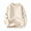 Crew Neck Sweater for Men - Textured - Image 4