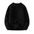 Cable Knit Sweater for Men - Crew Neck - Image 3