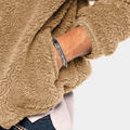 Fleece Hooded Jacket for Men - Zip-Up - Image 5