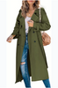 Double Breasted Trench Coat for Women - Belted