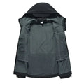 Hooded Tactical Jacket for Men - Full Zip - Image 2