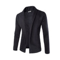 Open Front Cardigan for Men - Shawl Collar - Image 2