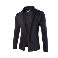 Open Front Cardigan for Men - Shawl Collar - Image 2