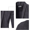 Open Front Cardigan for Men - Shawl Collar - Image 6