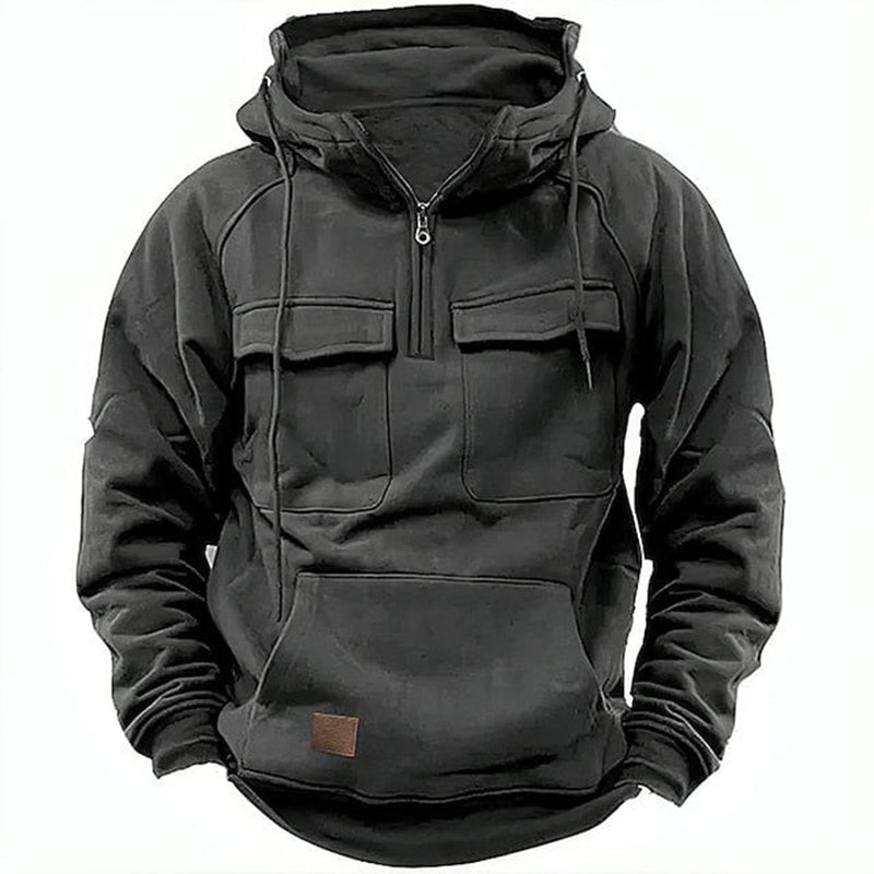 Pullover Hoodie for Men - Kangaroo Pocket - Image 4