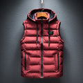 Puffer Vest for Men - Hooded - Image 6