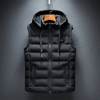 Puffer Vest for Men - Hooded - Image 5