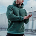 Sherpa Pullover Hoodie for Men - Relaxed - Image 2