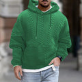 Textured Pullover Hoodie for Men - Long Sleeve - Image 5