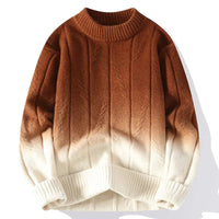 Ombre Sweater for Men - Ribbed Knit - Image 1