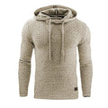 Textured Knit Hoodie for Men - Slim Fit - Image 4
