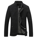 Stand Collar Casual Jacket for Men - Zip-Up - Image 3