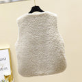 Relaxed Fit Vest for Women - Button Front - Image 2