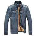 Casual Stand Collar Jacket for Men - Zip Up - Image 3