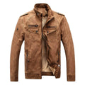 Casual Stand Collar Jacket for Men - Zip Up - Image 2