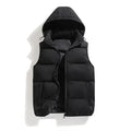 Puffer Hooded Vest for Men - Zip Front - Image 7