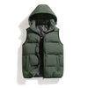 Puffer Hooded Vest for Men - Zip Front - Image 1