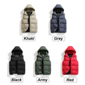 Puffer Hooded Vest for Men - Zip Front - Image 6