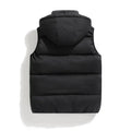 Puffer Hooded Vest for Men - Zip Front - Image 3