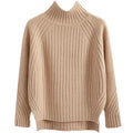 Ribbed Turtleneck Sweater for Women - Long Sleeve - Image 1