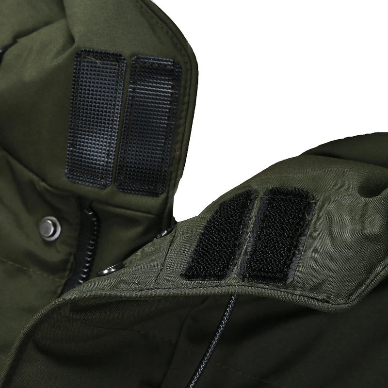 Puffer Hooded Coat for Men - Drawstring Hood - Image 5