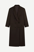 Oversized Long Coat for Women - Double-Breasted - Image 7