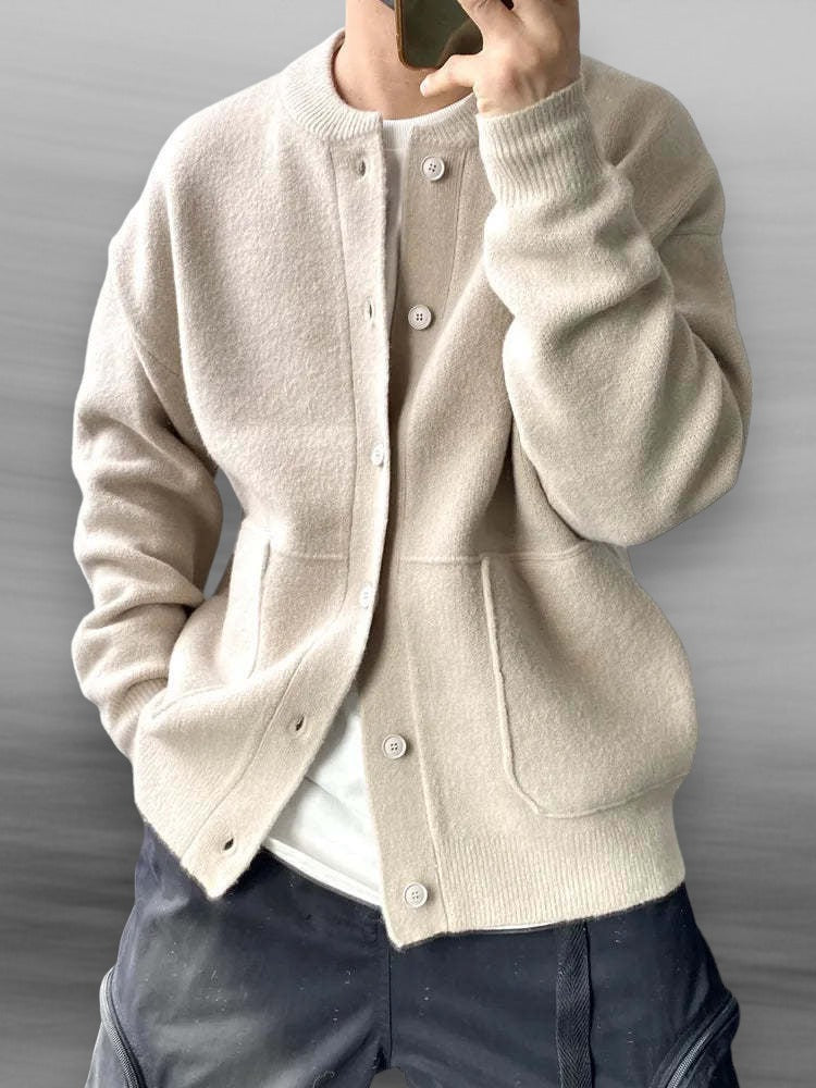 Cardigan Sweater for Men - Button Front - Image 2
