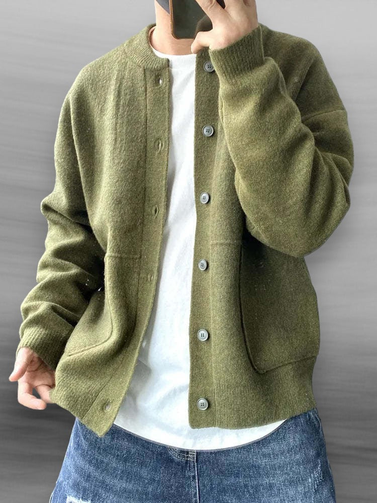 Cardigan Sweater for Men - Button Front - Image 3