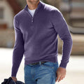 Quarter Zip Sweater for Men - Long Sleeve - Image 7