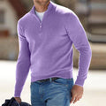 Quarter Zip Sweater for Men - Long Sleeve - Image 8