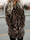 Leopard Print Coat for Women - Relaxed - Image 2