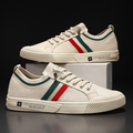 Casual Lace-up Sneakers for men - Striped Detail Low Top - Image 2