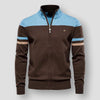 Knit Zip-Up Jacket for Men - Stand Collar - Image 1