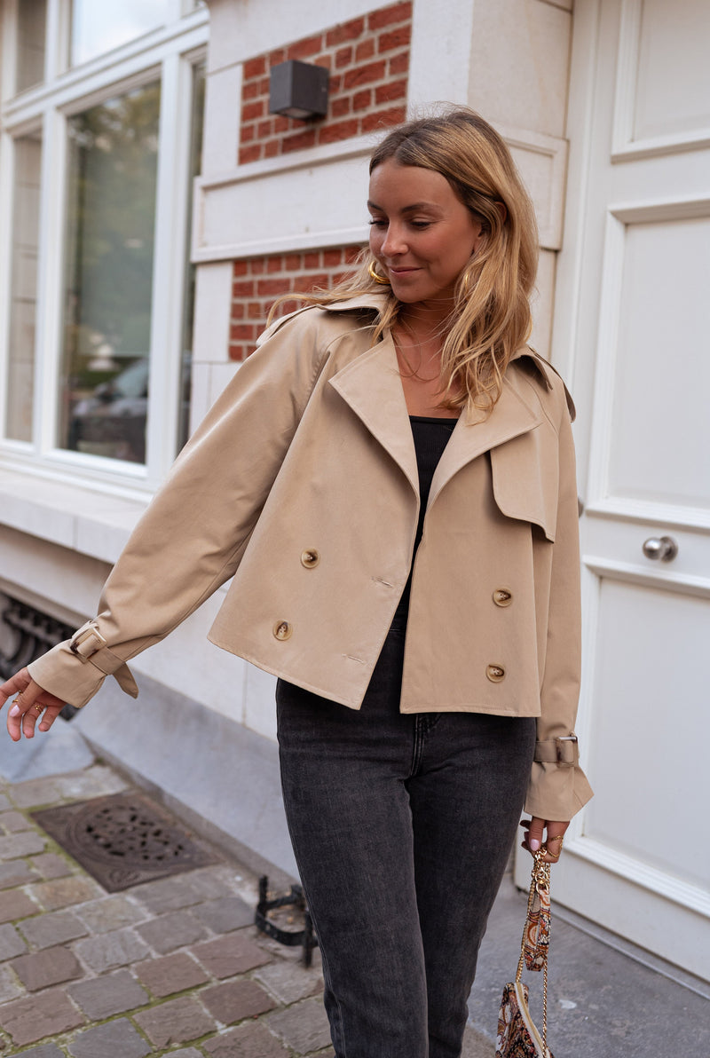 Trench Coat for Women - Double Breasted - Image 5