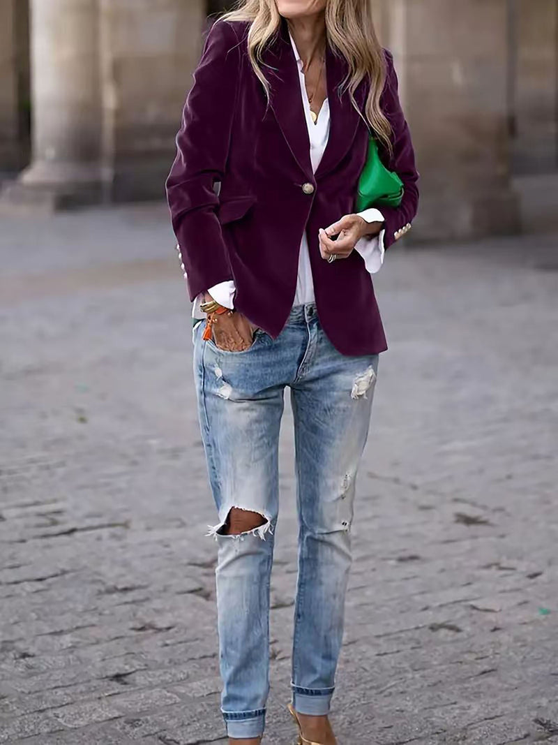 Blazer Jacket for Women - Fitted - Image 9