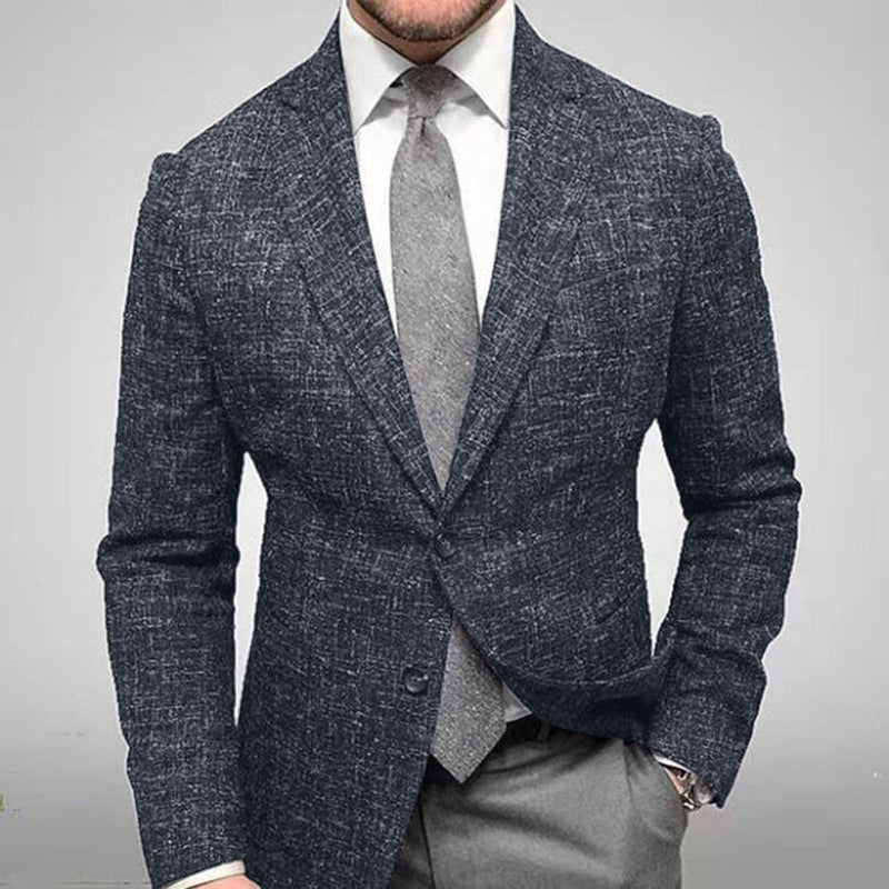 Notch Lapel Blazer for Men - Slim Fit - Image 2