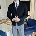 Shawl Collar Cardigan for Men - Button Front - Image 3
